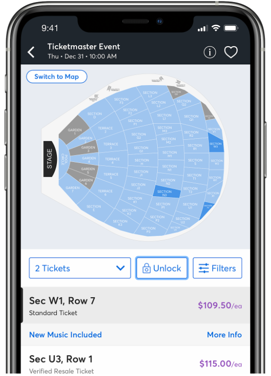 Ticketmaster App